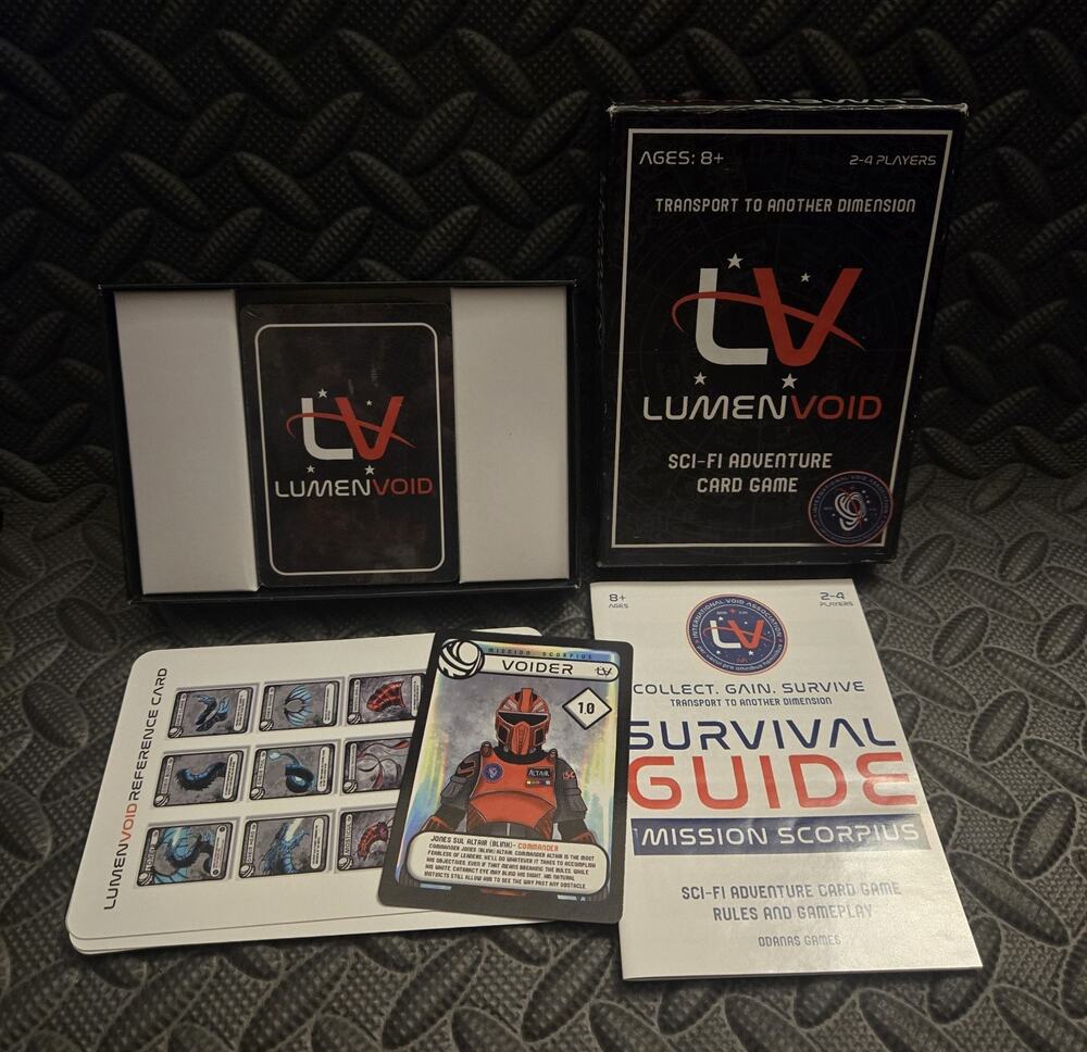 Lumen Void Sci-Fi Adventure Card Game Rare Indie TCG Sealed Deck